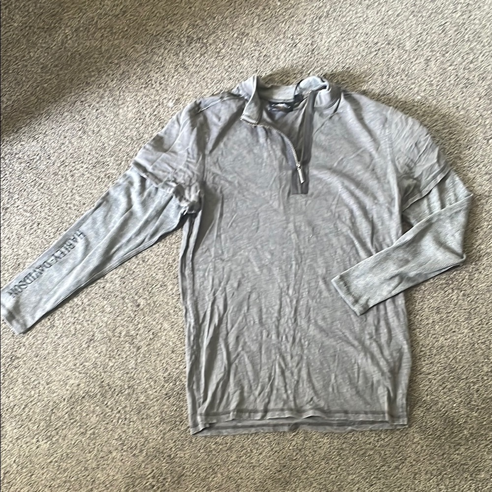 Harley Davidson long sleeve grey men’s small